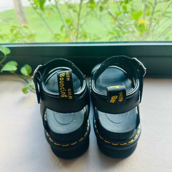 Dr. Martens Black Blaire Chunky Sandals Leather Size 5 - Picture 6 of 9